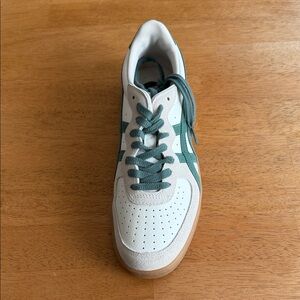 Onitsuka Tiger by Asics White and Green Sneakers